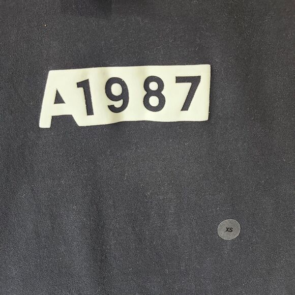 NEW Aéropostale A1987 Men’s Graphic T-Shirt Tee Black XS NWT AERO Classic Logo - Picture 3 of 5